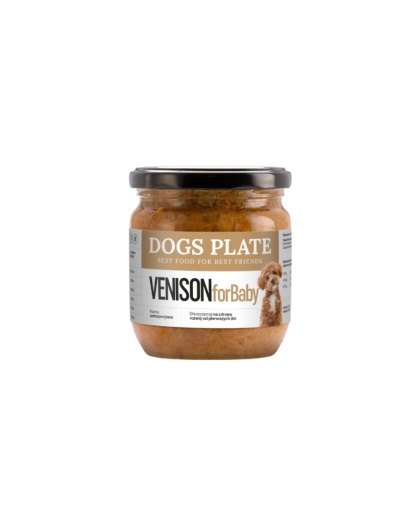 Dogs Plate Venison for Baby 180g|360g