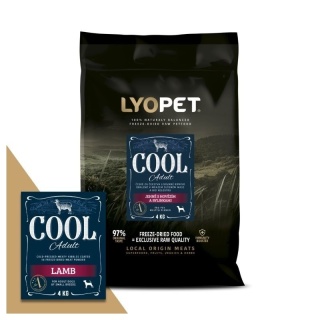 LyoPet Karma Tłoczona Adult Małe Psy - Jagnięcina 4kg