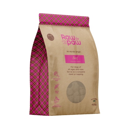 Raw for Paw Karma Liofilizowana - Wołowina 450g